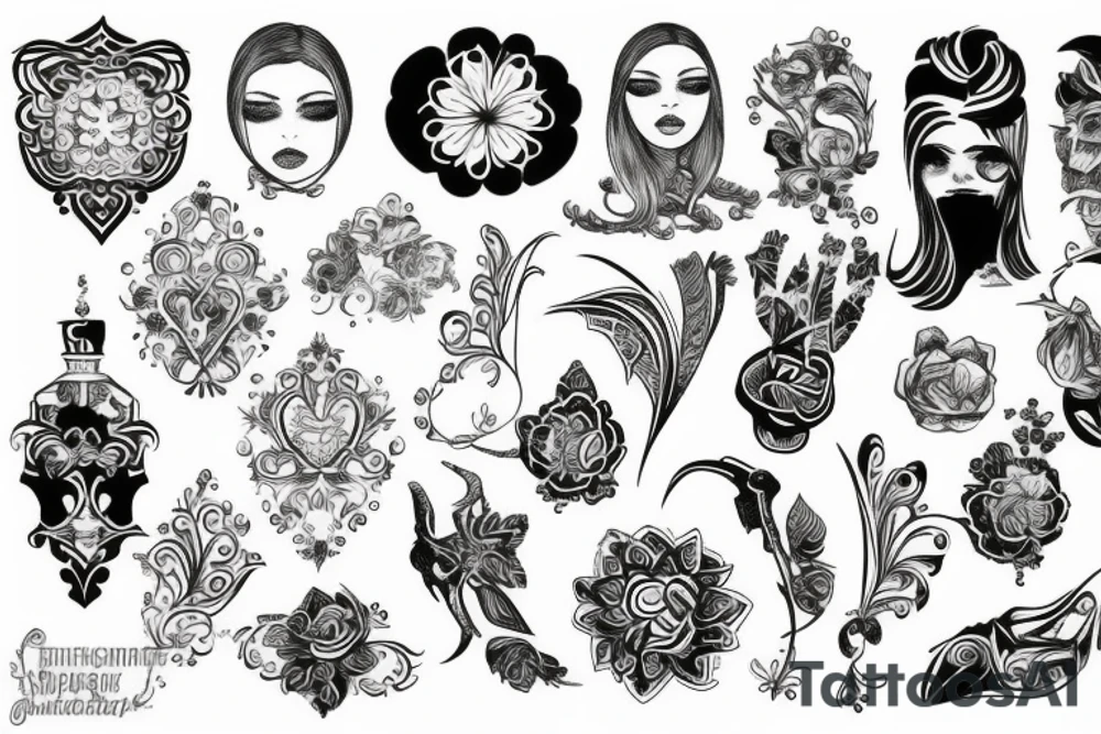 russian style tattoo idea