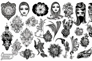 russian style tattoo idea
