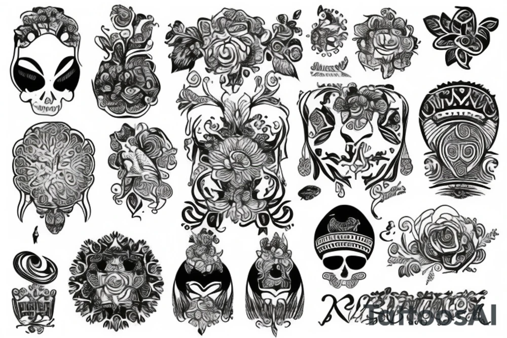 russian style tattoo idea