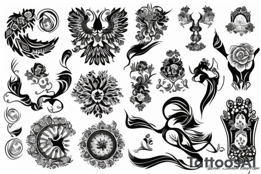russian style tattoo idea