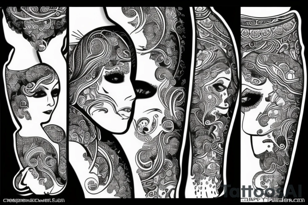 russian style tattoo idea