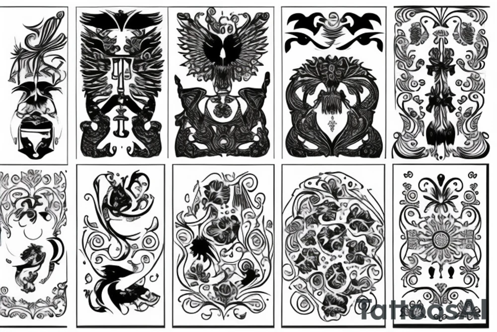 russian style tattoo idea