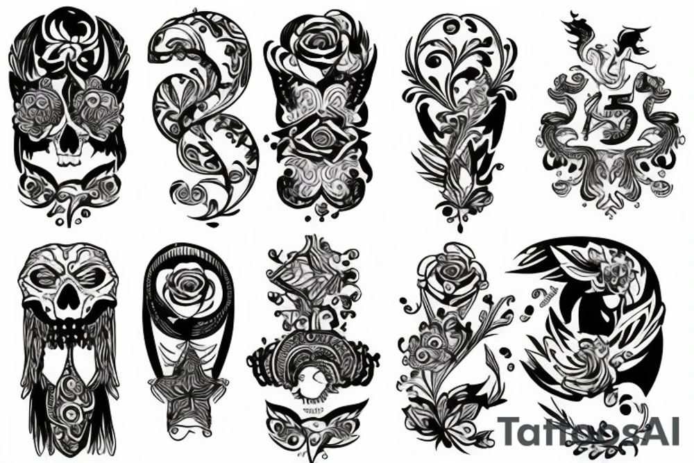 russian style tattoo idea