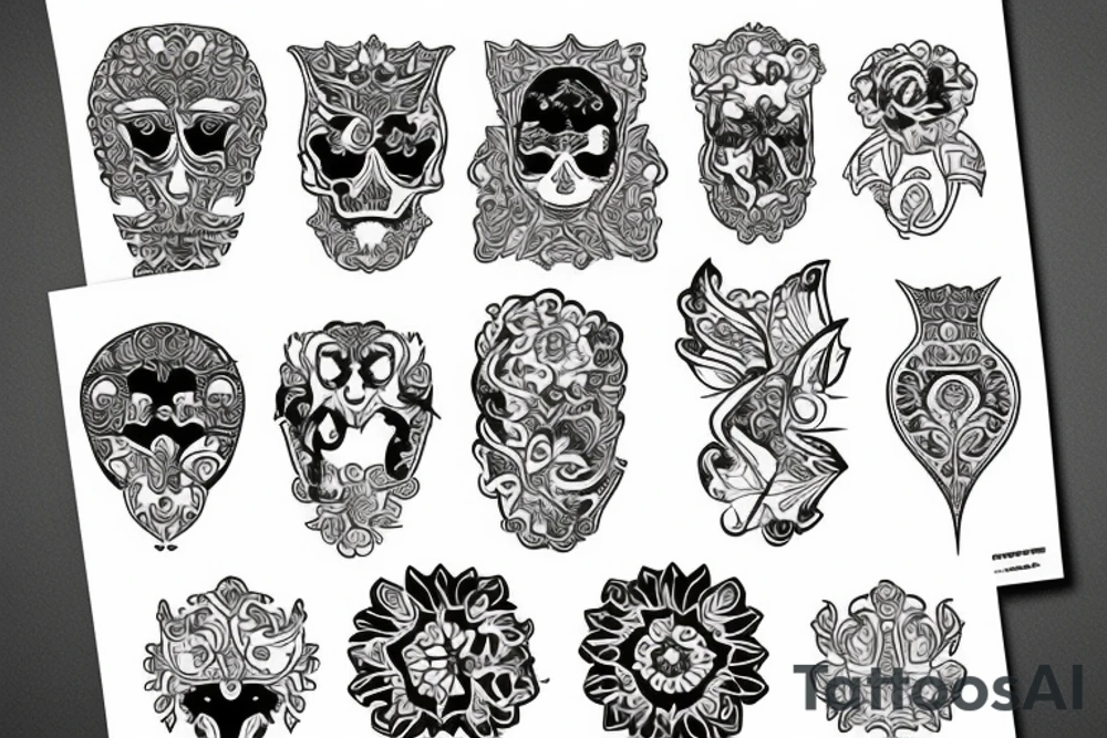 russian style tattoo idea