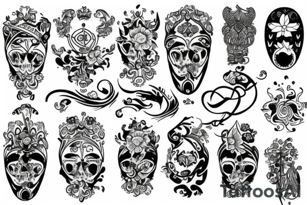 russian style tattoo idea