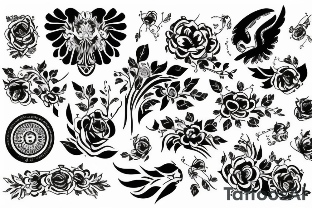 russian style tattoo idea
