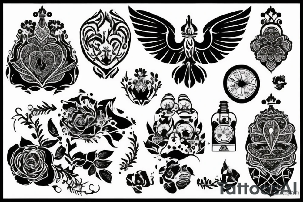 russian style tattoo idea