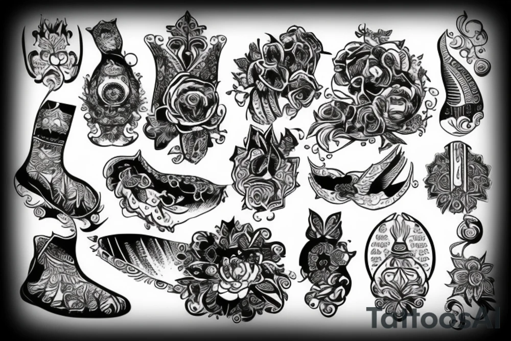 russian style tattoo idea