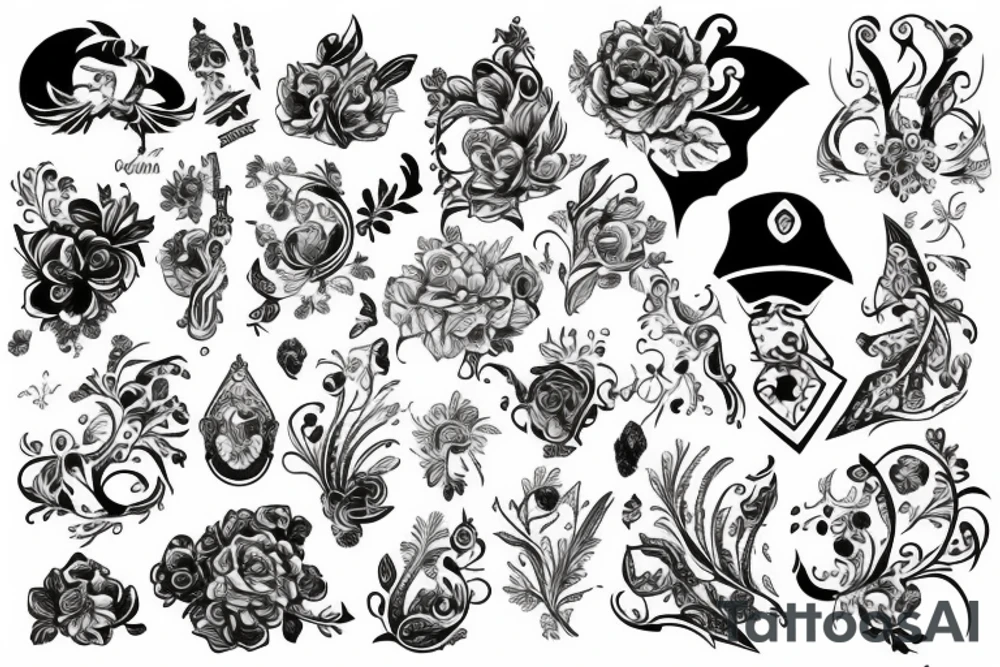 russian style tattoo idea
