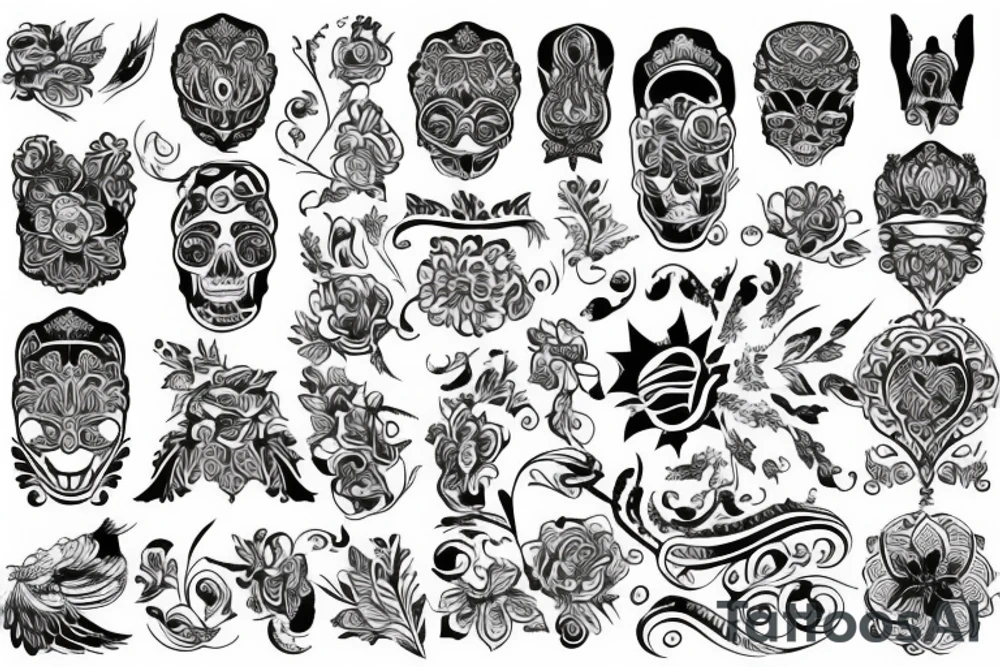 russian style tattoo idea