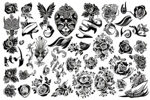 russian style tattoo idea