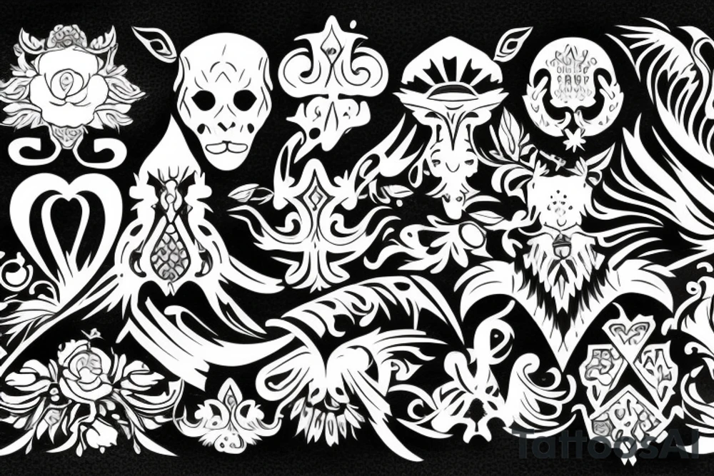 russian style tattoo idea