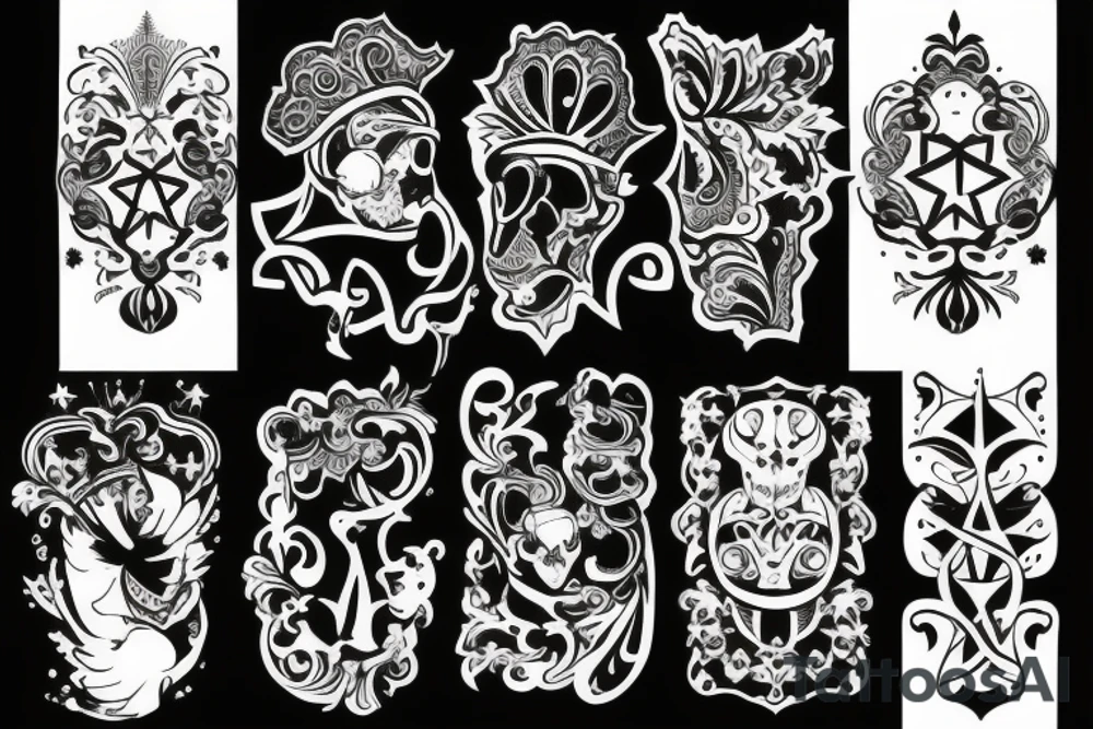 russian style tattoo idea