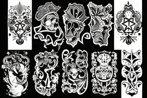 russian style tattoo idea