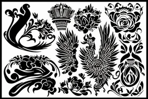 russian style tattoo idea