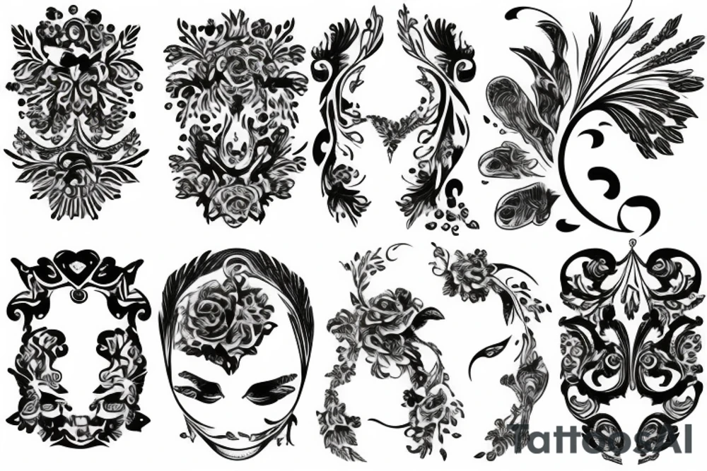 russian style tattoo idea
