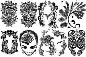 russian style tattoo idea