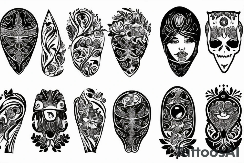 russian style tattoo idea