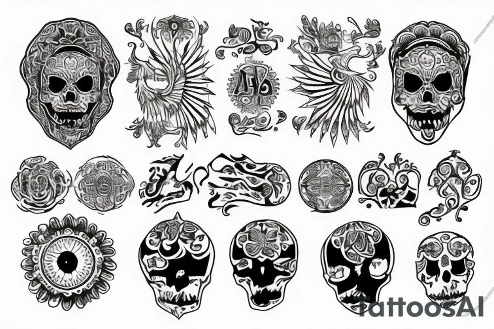russian style tattoo idea