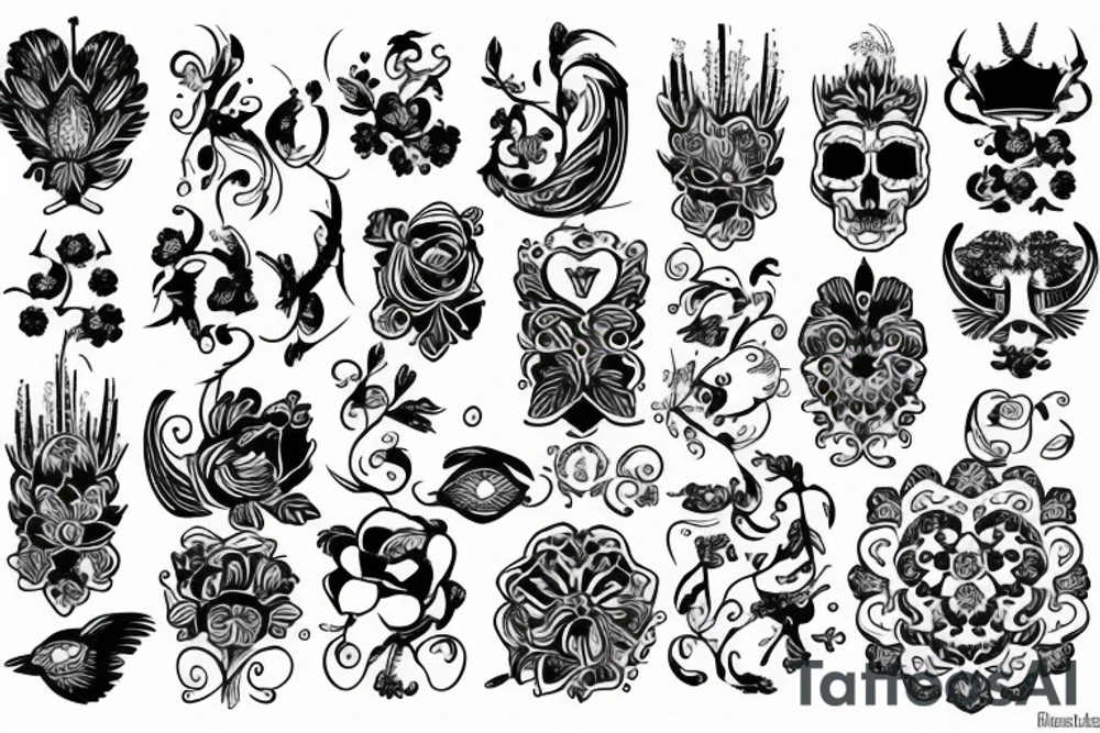 russian style tattoo idea