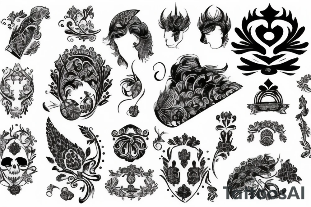 russian style tattoo idea