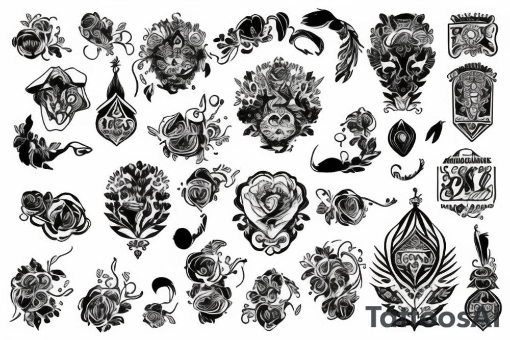 russian style tattoo idea