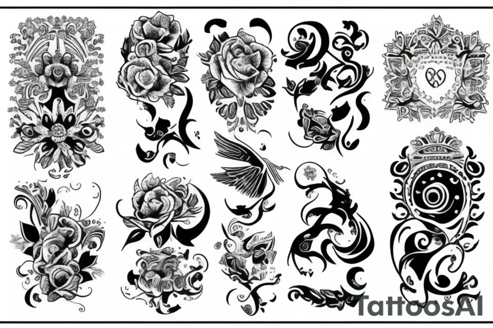 russian style tattoo idea