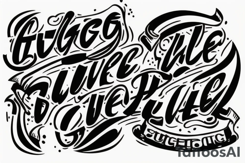 "thug life" tattoo idea