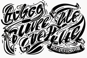 "thug life" tattoo idea