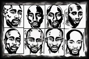tupac shakur tattoo idea