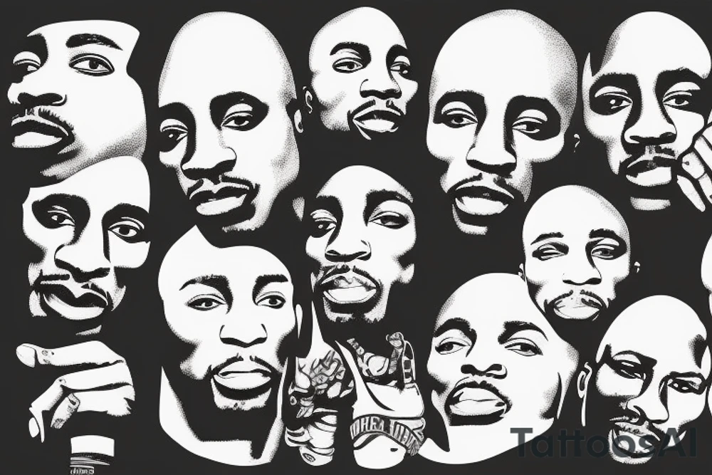 tupac shakur tattoo idea