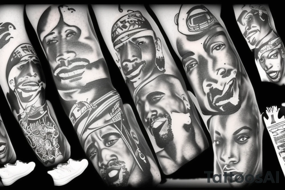 2pac tattoo idea