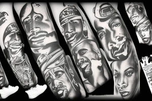 2pac tattoo idea