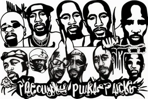 2pac tattoo idea