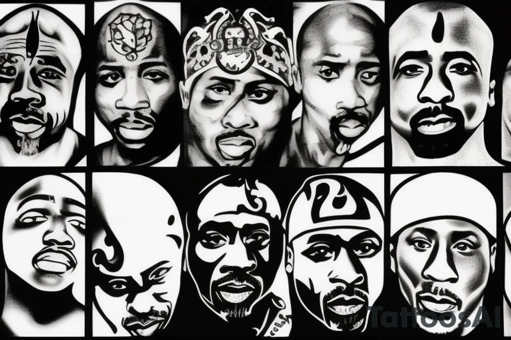 2pac tattoo idea