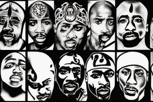 2pac tattoo idea