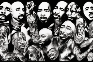 2pac tattoo idea