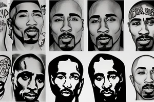 2pac s tattoo idea