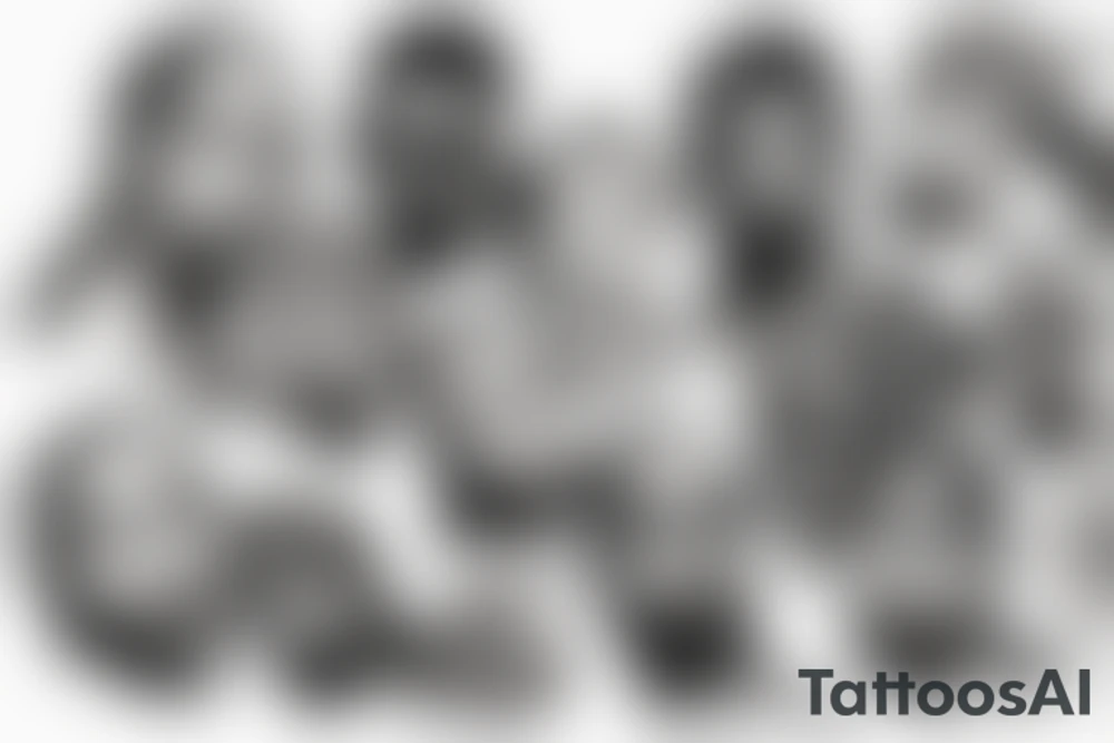 rapper 2pac tattoo idea