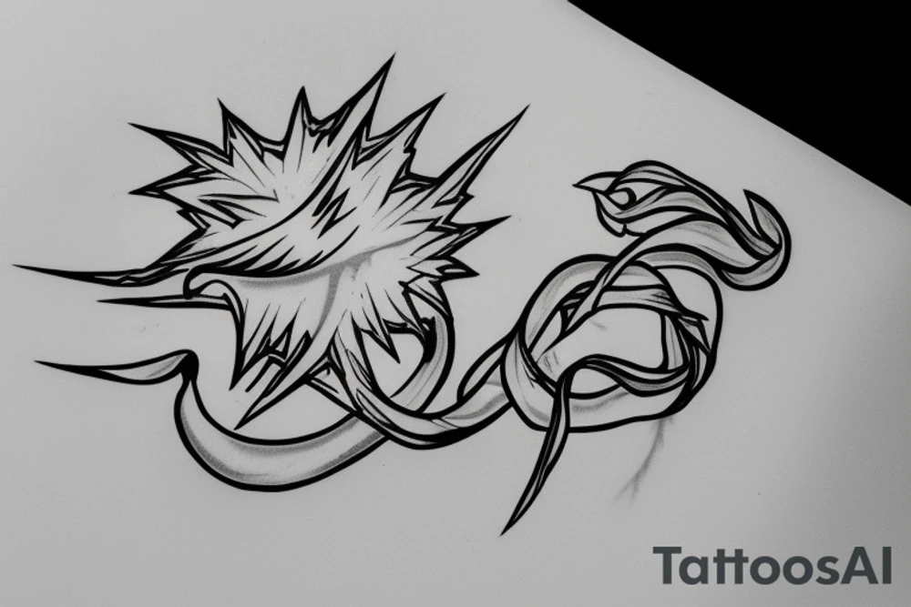 lightning tattoo idea
