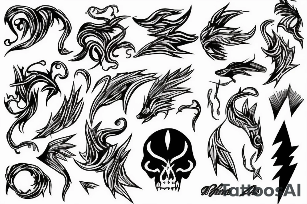 lightning tattoo idea