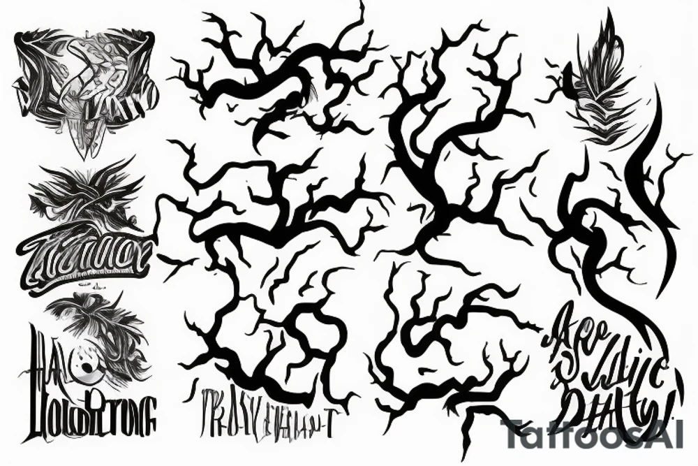 lightning tattoo idea
