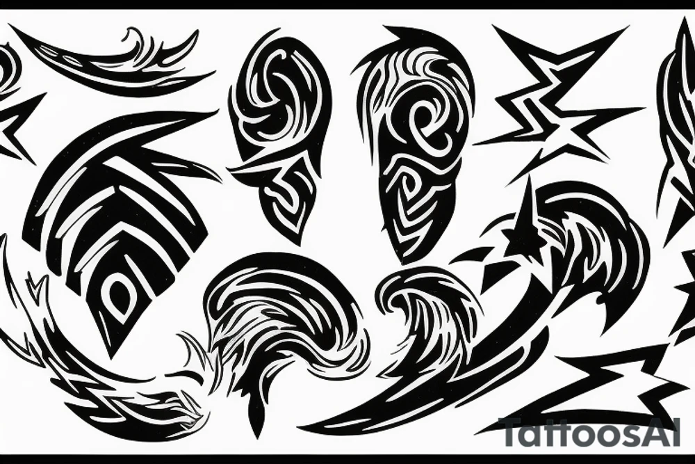 lightning tattoo idea