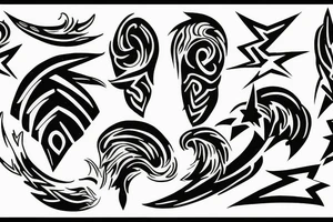 lightning tattoo idea