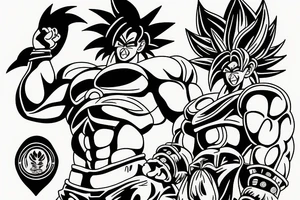 broly tattoo idea