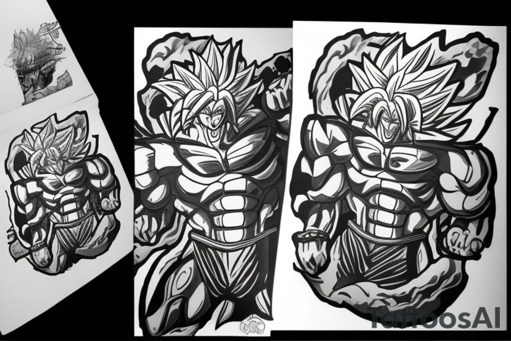 broly tattoo idea