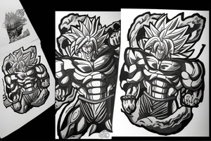 broly tattoo idea