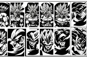 broly tattoo idea