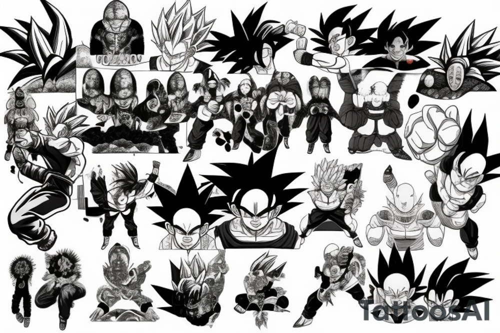 dragonball z tattoo idea