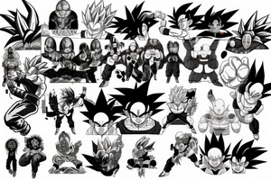 dragonball z tattoo idea